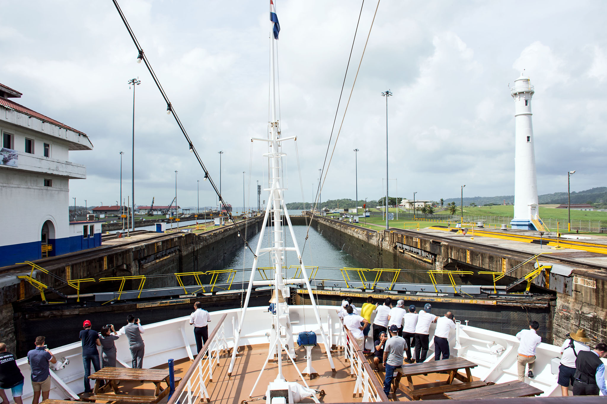 Eurodam Entering Third Lock