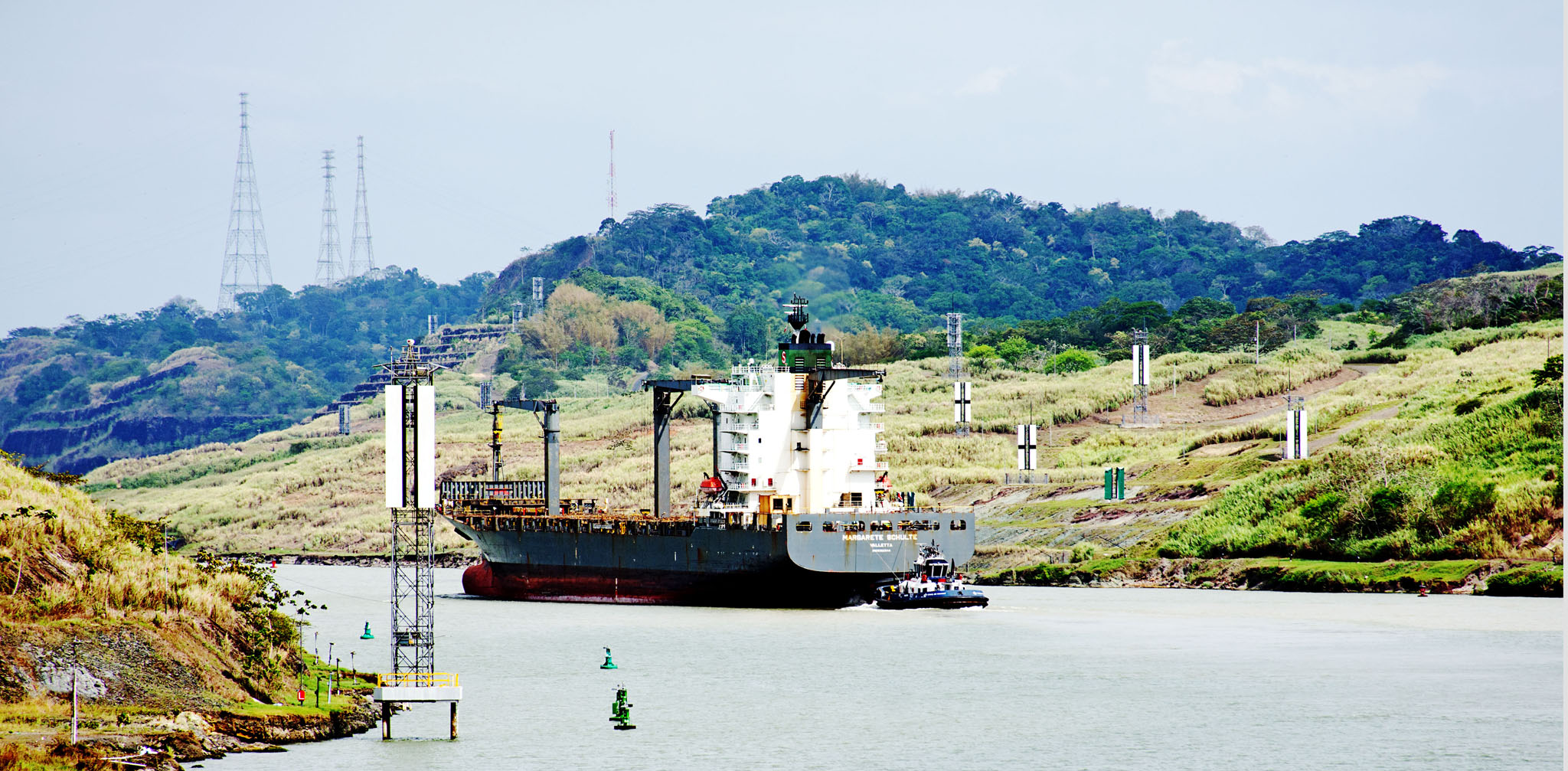 Margaret Schulte Container Ship in the Lake