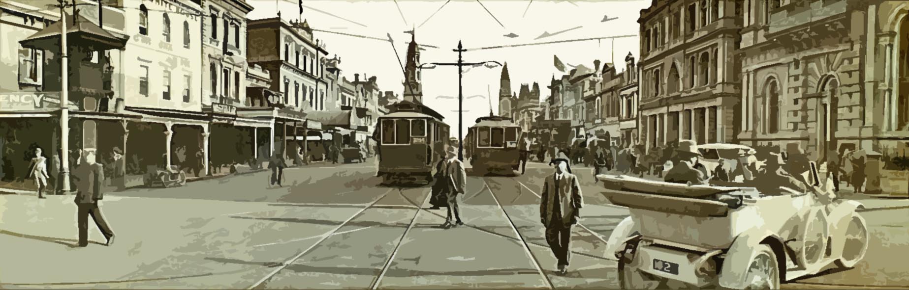 Adelaide King William St 1910