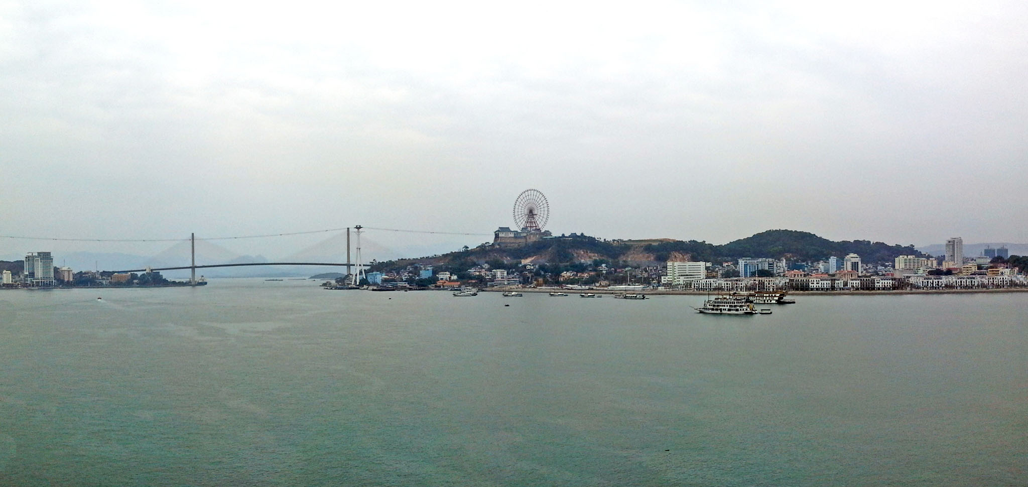 Halong Bay, View of the township